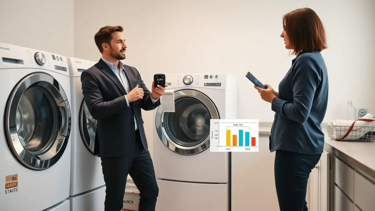 how much electricity does a washer and dryer use