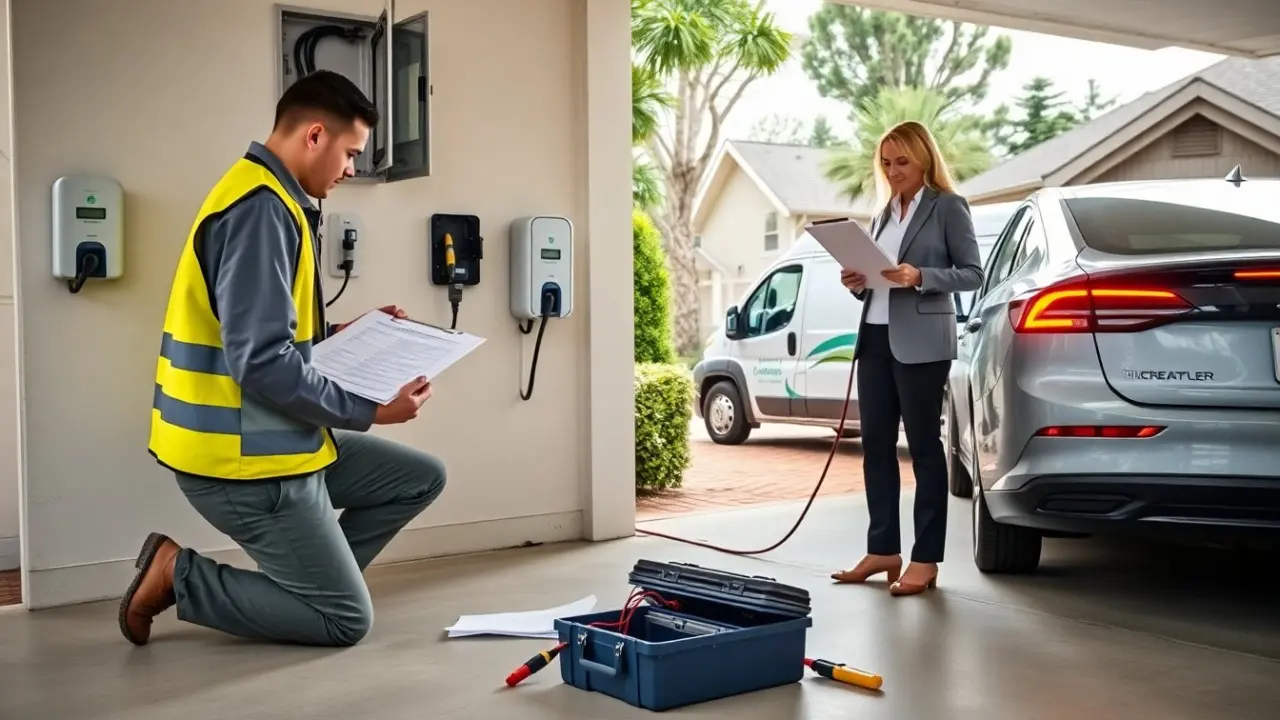 level 2 ev charger installation