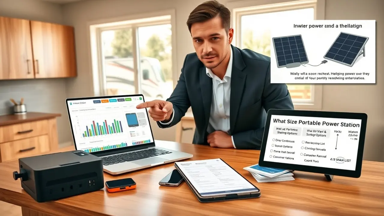 what size portable power station do i need